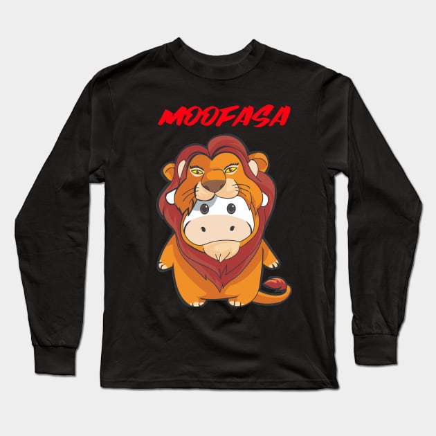 Moofasa Long Sleeve T-Shirt by My Tribe Apparel